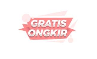 banner promozionale di spedizione gratuita png