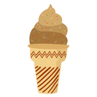 Coffee Ice Cream Clipart png