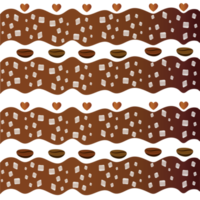 Eiskaffee-Muster png