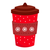 Kerstmis koffie PNG