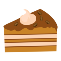 torta de bolo de café png