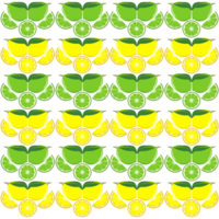 modèle sans couture de citron png