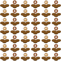 koffie naadloos patroon png