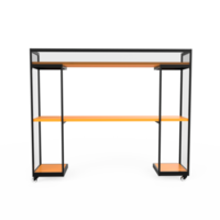 renderização 3D da mesa de música dj png