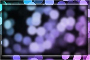 Frame with abstract bokeh background photo