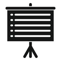 Banner exploration icon, simple style vector