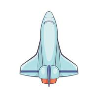 Plane icon, cartoon style vector
