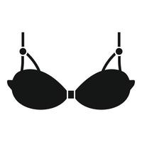 Cup bra icon, simple style vector