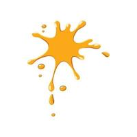 Orange drops of honey icon vector