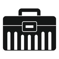 Tiler tool box icon, simple style vector