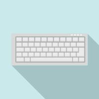 Keyboard icon, flat style vector