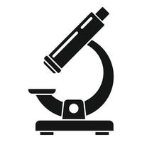Watch repair microscope icon, simple style vector