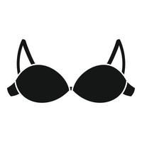 Modern bra icon, simple style vector