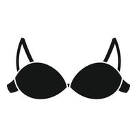 Modern bra icon, simple style vector