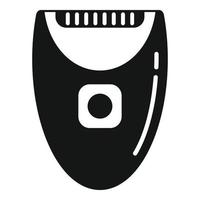 Woman shaver icon, simple style vector