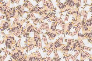 Pattern of new Belarusian money twenty rubles. Developed in 2009 after the Belarusian banknotes denomination photo
