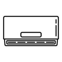 Home air conditioner icon, outline style vector