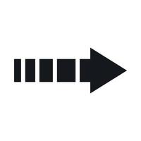 Cursor icon, simple style vector