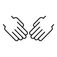Affection icon, outline style vector