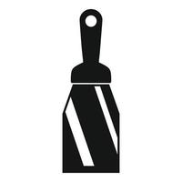 Putty knife build icon, simple style vector