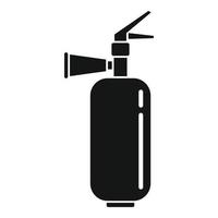 Fire extinguisher help icon, simple style vector