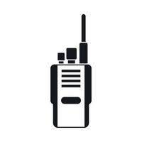 Radio icon, simple style vector