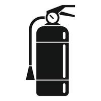 Fire extinguisher chemical icon, simple style vector