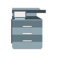 Boxes in table icon, flat style vector