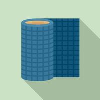 Floor linoleum icon, flat style vector