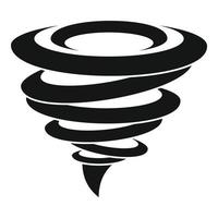 Speed tornado icon, simple style vector