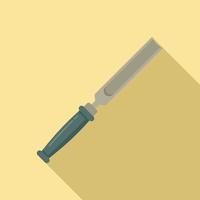 Chisel handle icon, flat style vector