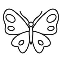 Summer butterfly icon, outline style vector