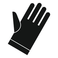 Tiler glove icon, simple style vector