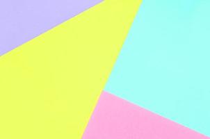 Texture background of fashion pastel colors. Pink, violet, yellow and blue geometric pattern papers. minimal abstract photo