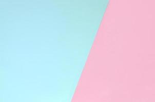 Texture background of fashion pastel colors. pink and blue geometric pattern papers. minimal abstract photo