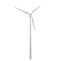 3D Illustration. Wind turbine. Sustainable and renewable energy concept. photo