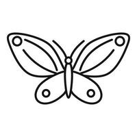Spring butterfly icon, outline style vector