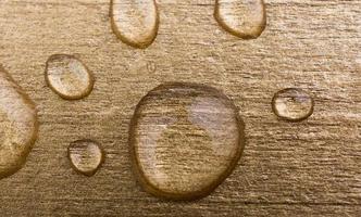 Water drops on solid  surface photo