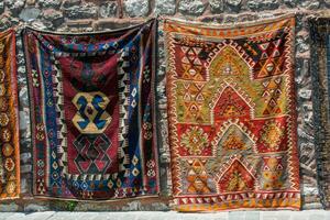 alfombras hechas a mano y alfombras de tipos tradicionales foto