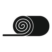 Sauna isolation icon, simple style vector