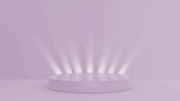 3d podium Background with Awesome IES lights for product display and showcase photo