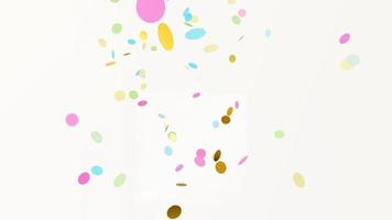 Party confetti burst colorful background photo