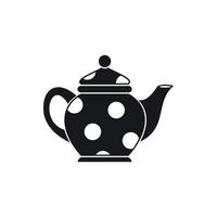 Kettle icon, simple style vector