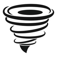 Power tornado icon, simple style vector