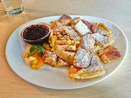 kaiserschmarrn tradicional austriaco foto