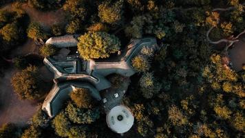 Drone shot of Madikwe luxury safari lodge, Southern Africa photo