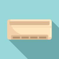 Luxury air conditioner icon, flat style vector