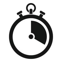 Soccer stopwatch icon, simple style vector