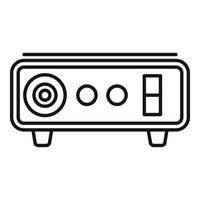 Tattoo device machine icon, outline style vector