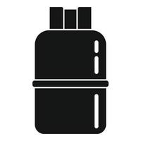 Gas cylinder cooking icon, simple style vector